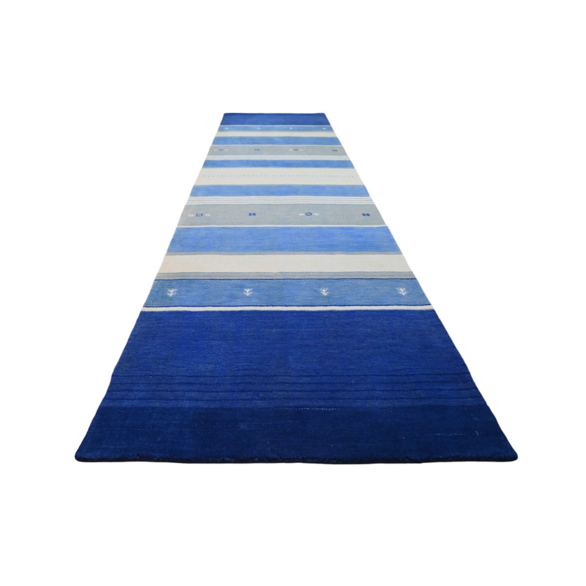 Gestreepte Gabbeh loper - 315x80 cm - HANDGEMAAKT