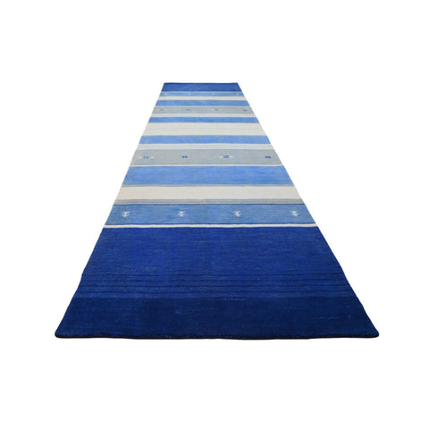 Gestreepte Gabbeh loper - 315x80 cm - HANDGEMAAKT