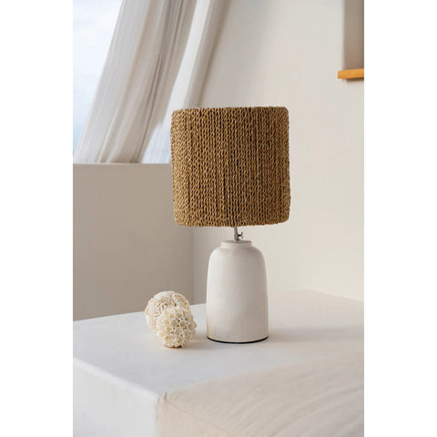 De Chalki tafellamp - wit naturel