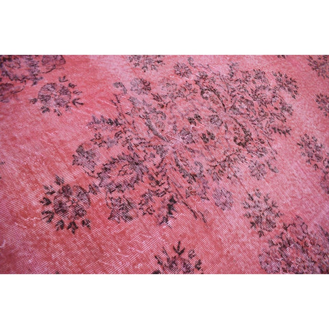 Roze vintage vloerkleed - 317x205 cm - HANDGEMAAKT
