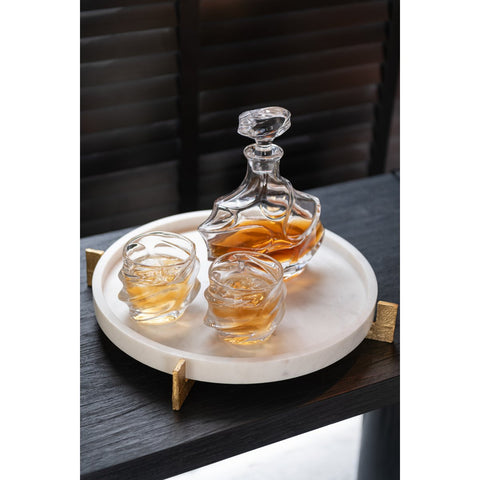 J-Line Whisky Michigan glas - transparant - giftboxx