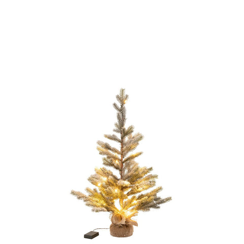 J-Line Kerstboom - kunststof - 81 cm - LED