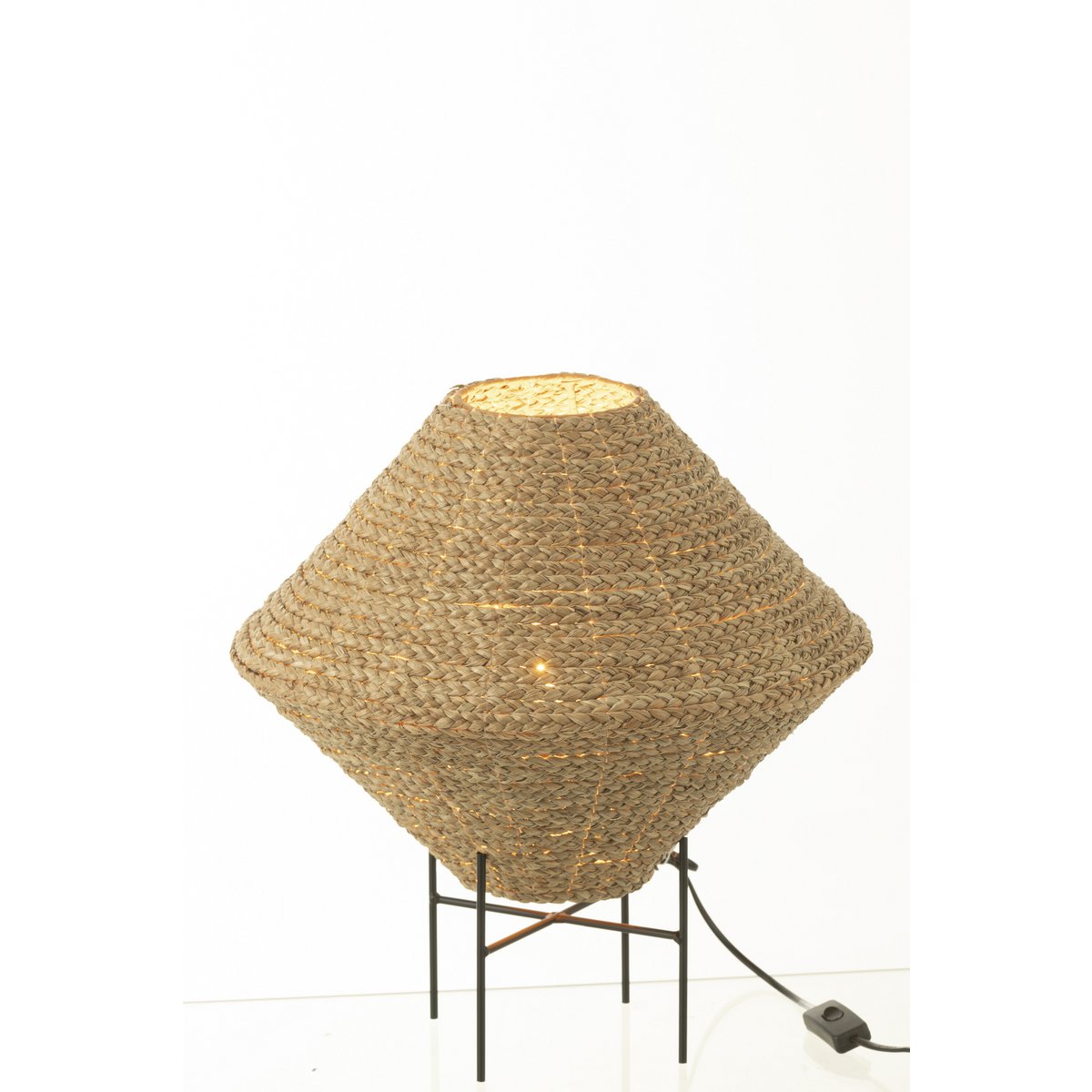 J-line hanglamp Ufo - zeegras - naturel - large