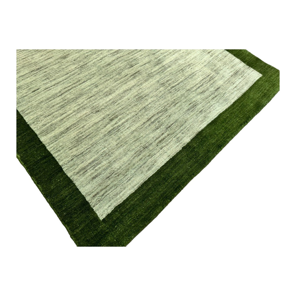 Groen Gabbeh vloerkleed - 150x90 cm - HANDGEMAAKT