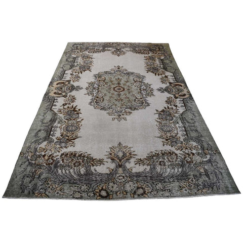 Beige vintage vloerkleed - 249x160 cm - HANDGEMAAKT