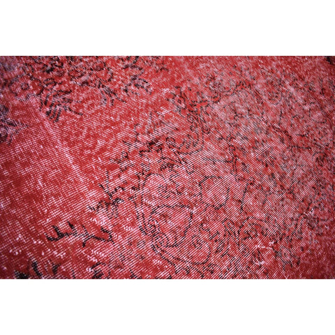 Rood vintage vloerkleed - 240x148 cm - HANDGEMAAKT