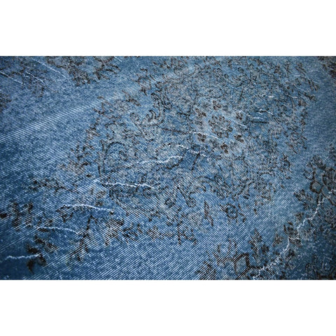 Blauw vintage vloerkleed - 270x162 cm - HANDGEMAAKT