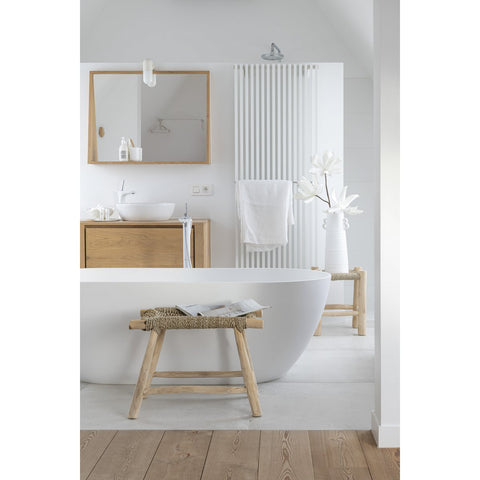 J-Line krukje Timo - gras/hout - naturel - small