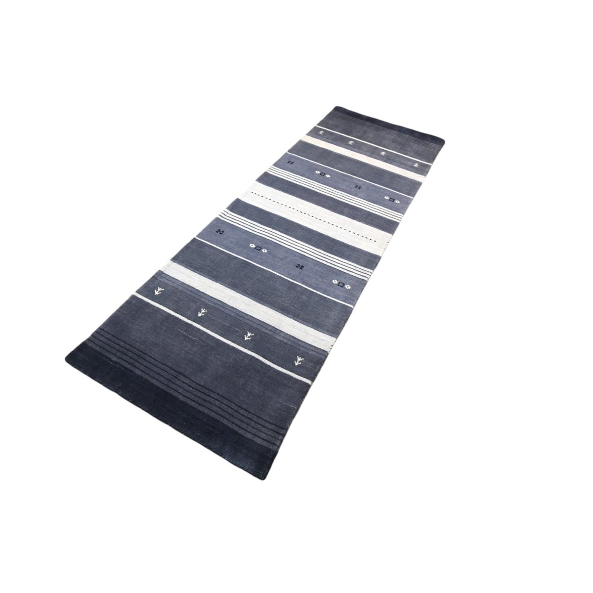 Gestreepte Gabbeh loper - 225x70 cm - HANDGEMAAKT