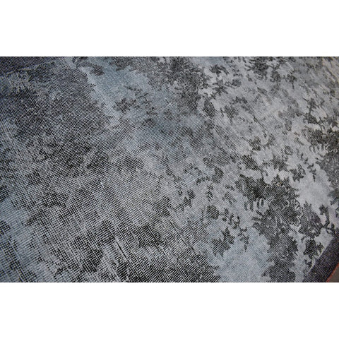 Grijs vintage vloerkleed - 202x102 cm - HANDGEMAAKT