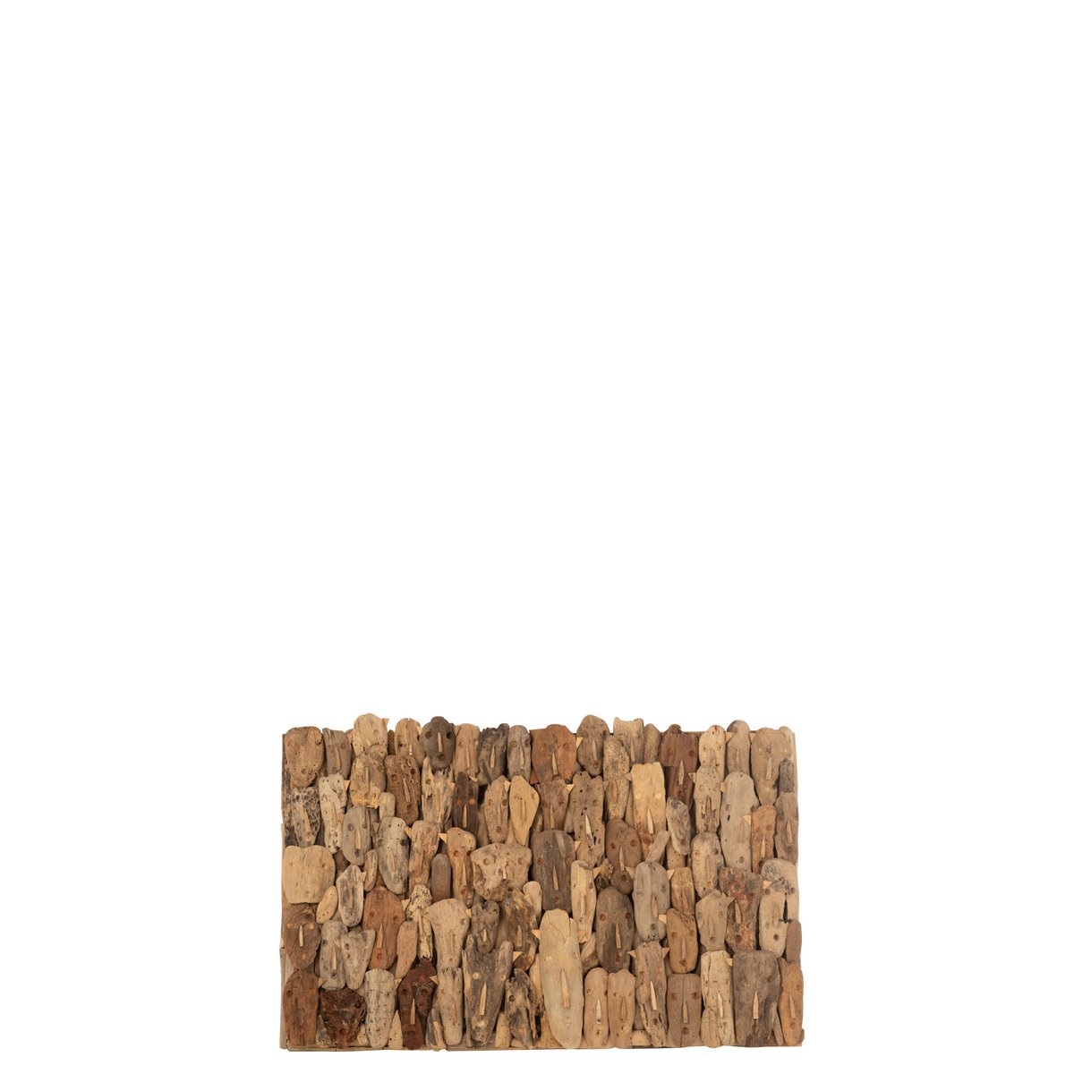 J-Line wanddecoratie Familie Portret - hout - naturel - small
