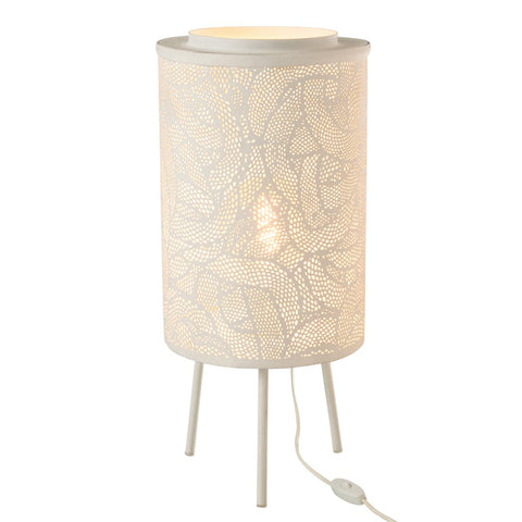 J-Line lamp Geperforeerd - metaal - wit