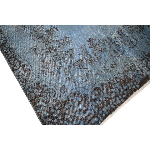 Blauw vintage vloerkleed - 274x152 cm - HANDGEMAAKT