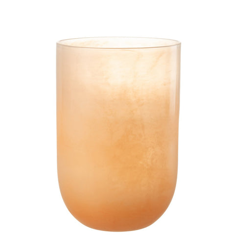 J-Line vaas Corrie - glas - koraal - large