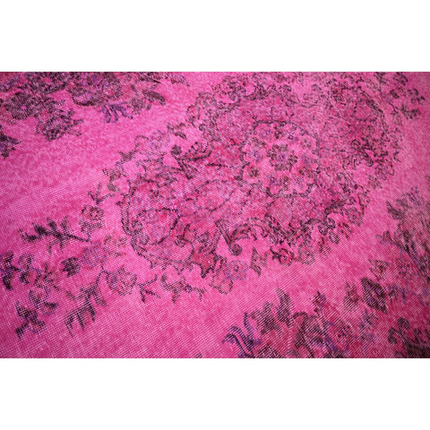 Roze vintage vloerkleed - 286x165 cm - HANDGEMAAKT