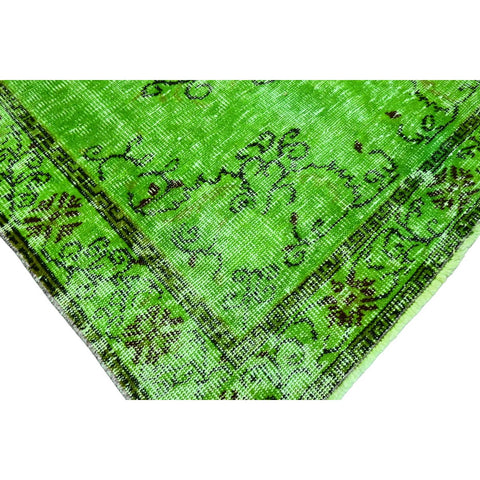 Groen vintage vloerkleed - 205x120 cm - HANDGEMAAKT