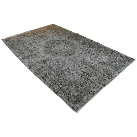 Grijs vintage vloerkleed - 279x174 cm - HANDGEMAAKT