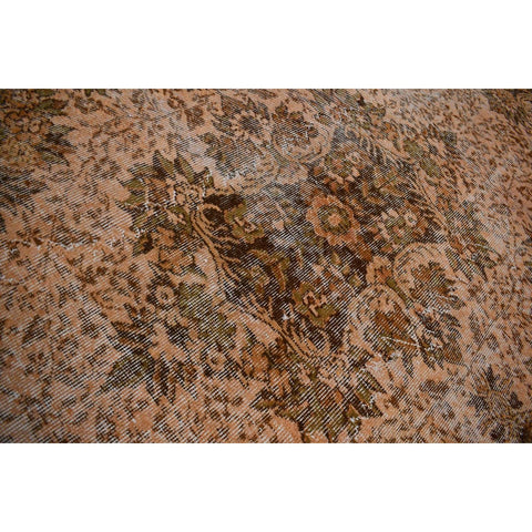 Bruin vintage vloerkleed - 283x176 cm - HANDGEMAAKT