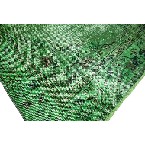 Groen vintage vloerkleed - 280x160 cm - HANDGEMAAKT
