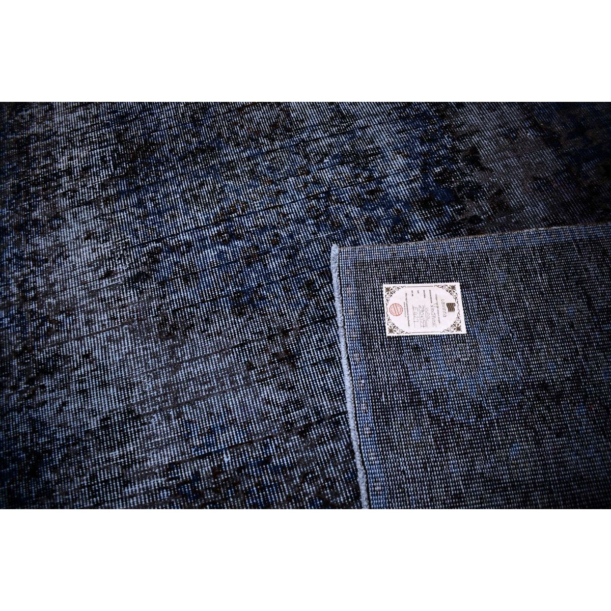 Blauw vintage vloerkleed - 270x157 cm - HANDGEMAAKT
