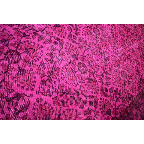 Roze vintage vloerkleed - 265x145 cm - HANDGEMAAKT