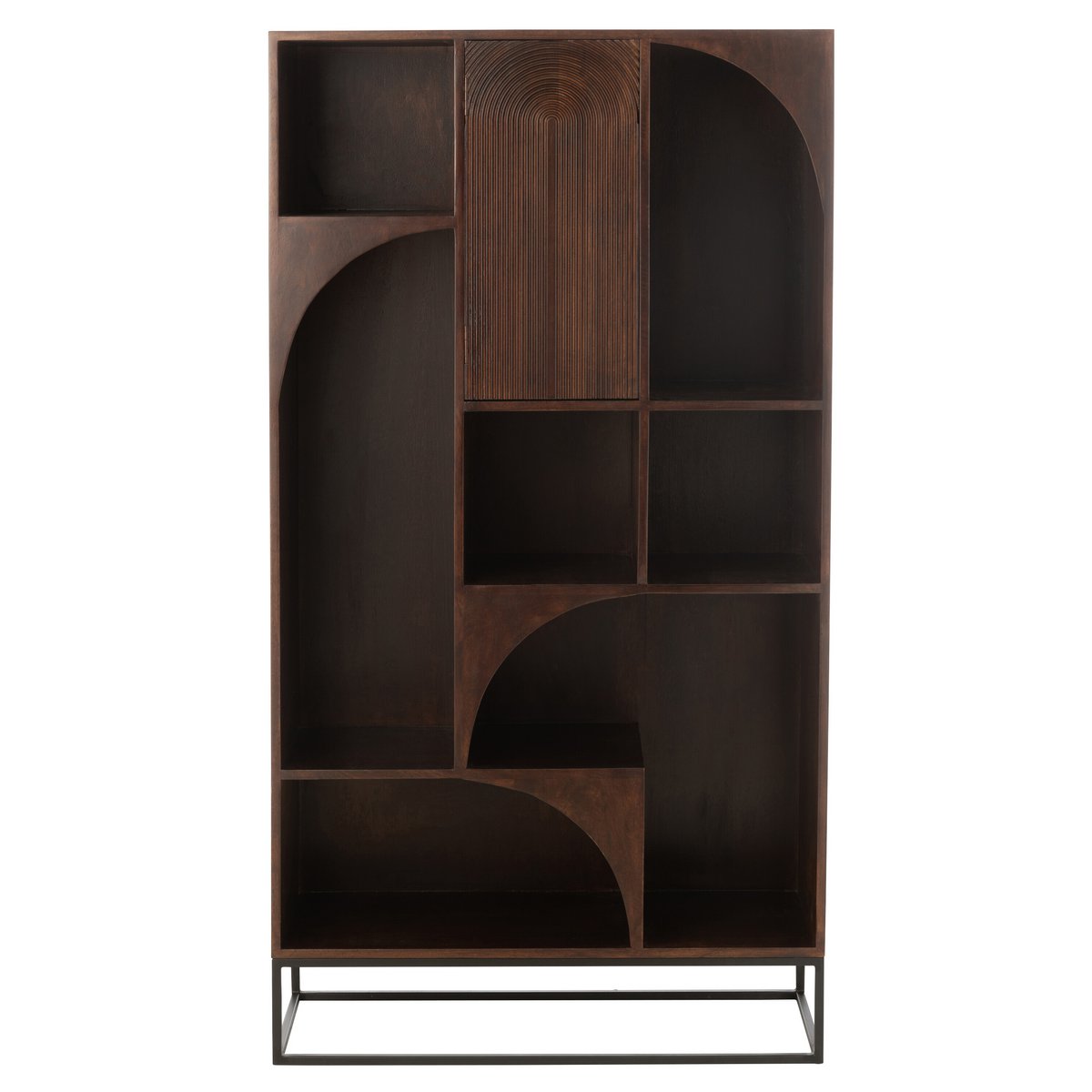 J-Line Rek Mode Mango Hout/Mdf Bruin