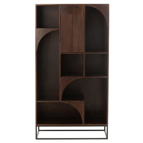 J-Line Rek Mode Mango Hout/Mdf Bruin