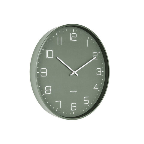 Wandklok verheven