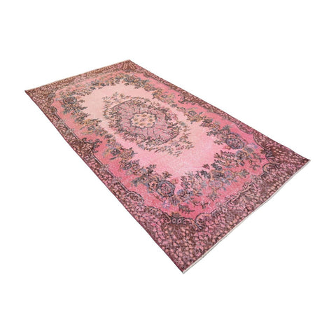 Groen vintage vloerkleed - 290x170 cm - HANDGEMAAKT