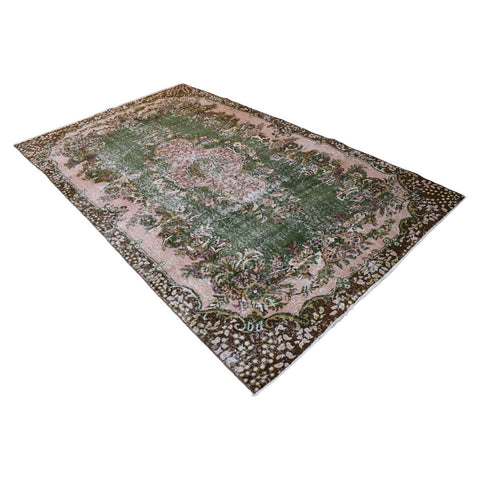 Boho vintage vloerkleed - 265x166 cm - HANDGEMAAKT