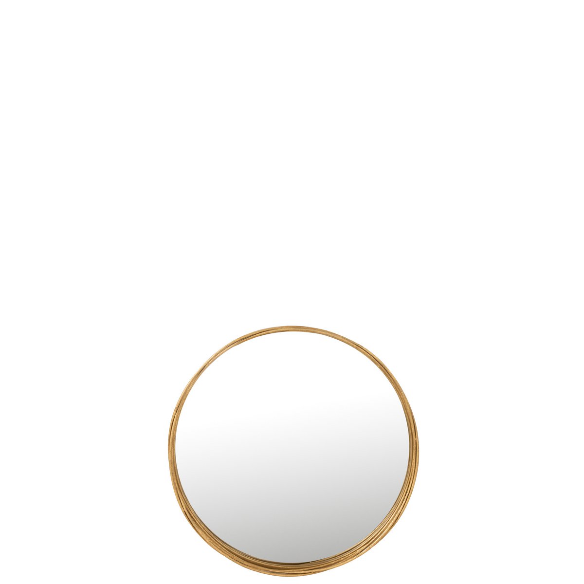 J-Line spiegel Aurora Rond - ijzer/gas - goud - small