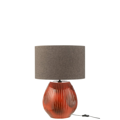 J-Line lamp Akane - keramiek - rood - small