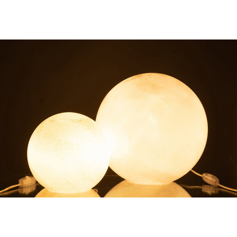 J-Line lamp Parel Rond - glas - wit - large