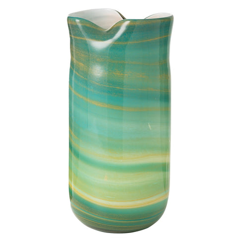J-Line vaas Golf - glas - mix - large - 41.50 cm hoog