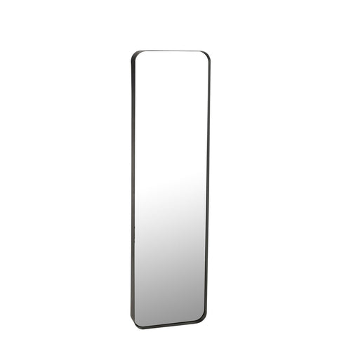 J-Line Spiegel Markus Metaal/Glas Zwart Small