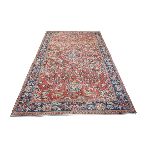 Vintage vloerkleed - 203x125 cm - HANDGEMAAKT