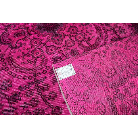 Roze vintage vloerkleed - 265x170 cm - HANDGEMAAKT