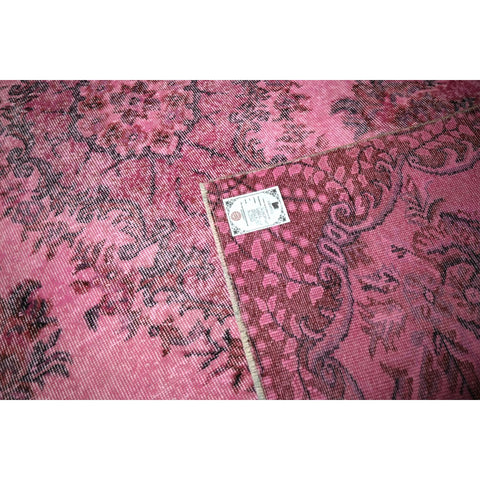 Roze vintage vloerkleed - 284x168 cm - HANDGEMAAKT