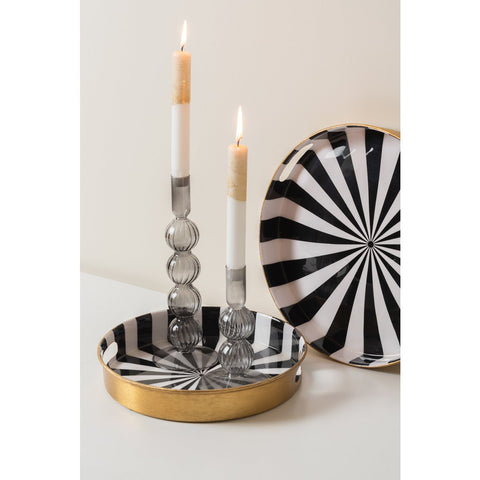Dienbladenset Candy Swirl, set van 2 stuks