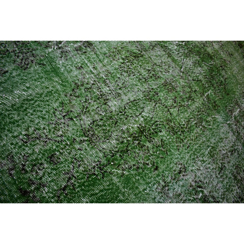 Groen vintage vloerkleed - 268x144 cm - HANDGEMAAKT