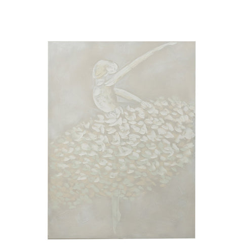 J-Line schilderij Ballerina - canvas/verf - mix