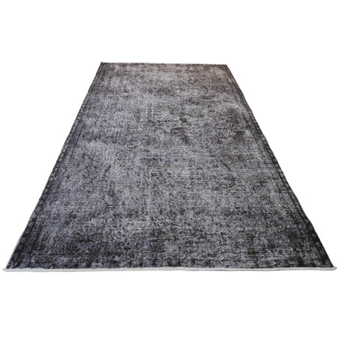 Grijs vintage vloerkleed - 270x157 cm - HANDGEMAAKT