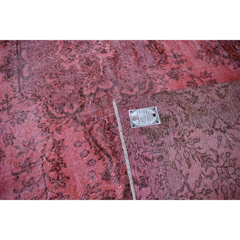 Roze vintage vloerkleed - 272x172 cm - HANDGEMAAKT