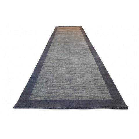Grijs Gabbeh Loper - 314x83 cm - HANDGEMAAKT