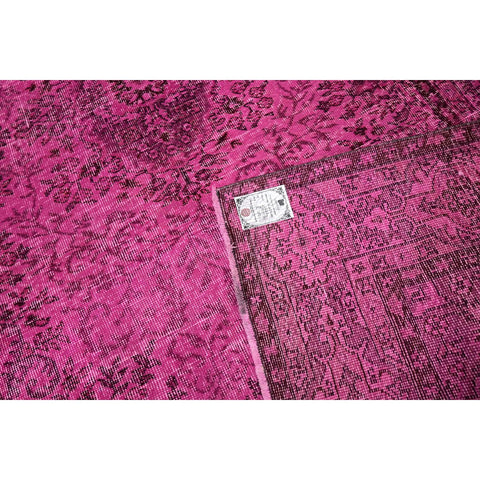 Roze vintage vloerkleed - 274x180 cm - HANDGEMAAKT