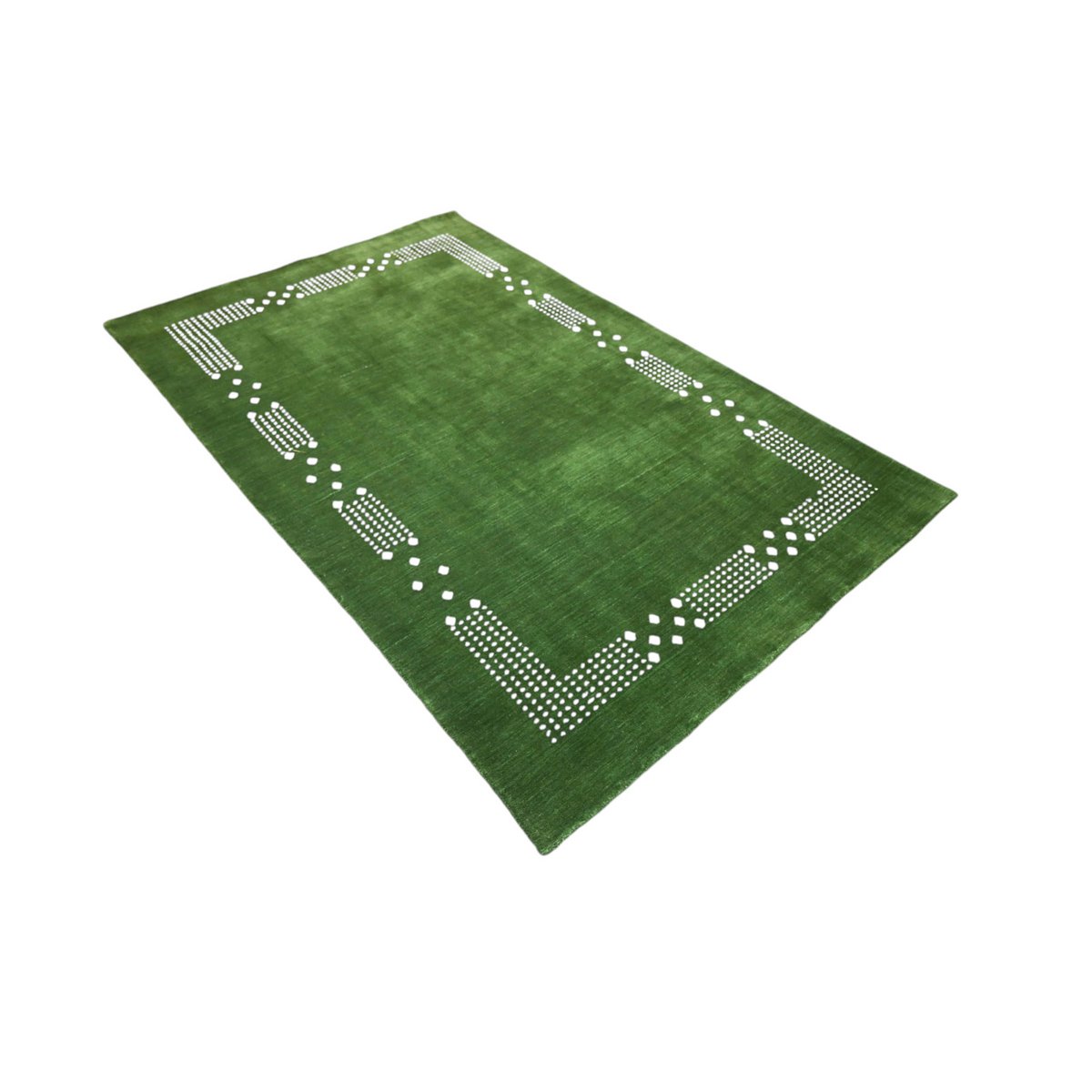 Groen Gabbeh vloerkleed - 215x140 cm - HANDMADE