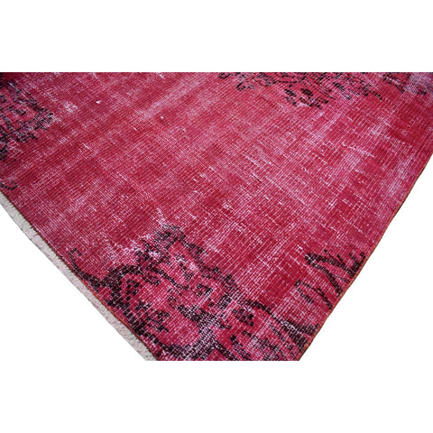Roze vintage vloerkleed - 226x98 cm - HANDGEMAAKT
