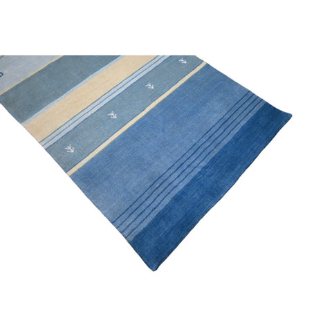 Gestreepte Gabbeh loper - 312x80 cm - HANDGEMAAKT