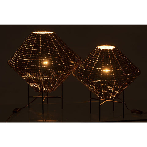 J-line hanglamp Ufo - zeegras - naturel - large
