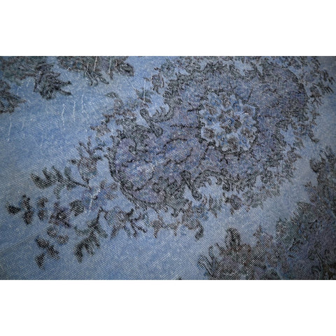 Blauw vintage vloerkleed - 298x178 cm - HANDGEMAAKT